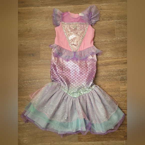 Girls' Mermaid Costune, Size Small - Picture 1 of 2